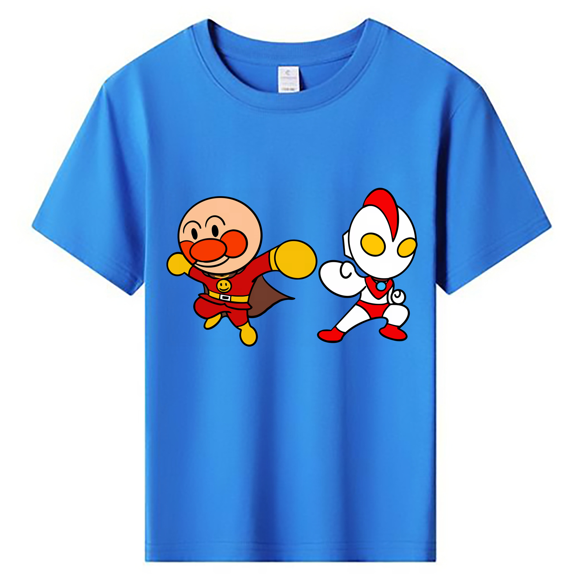 （画像用） アンパンマン Anpanman 綿100％キッズTシャツ（フロントプリント）